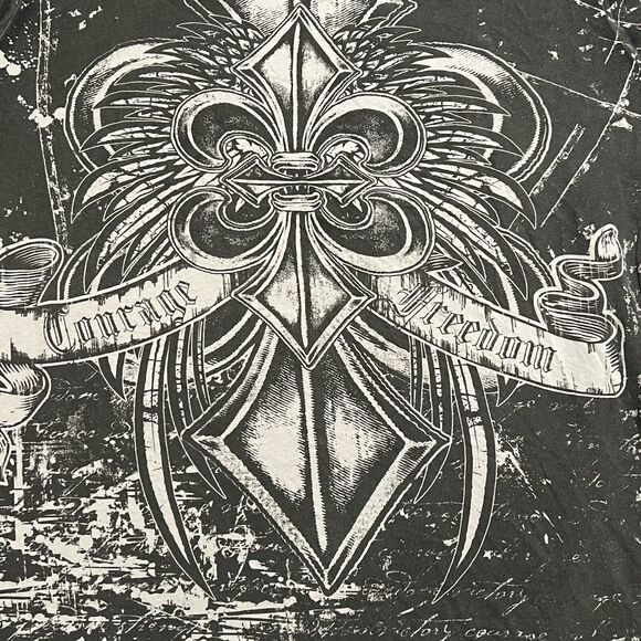 Helix-Men's 2XL-Gray  "Fleur De Lis"‎ RN 63925 - Picture 4 of 5